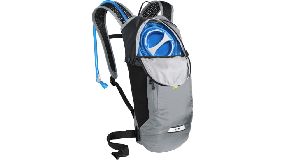 CamelBak Lobo 9 Hydration Pack, Gunmetal/Lime, One Size, 2656003000