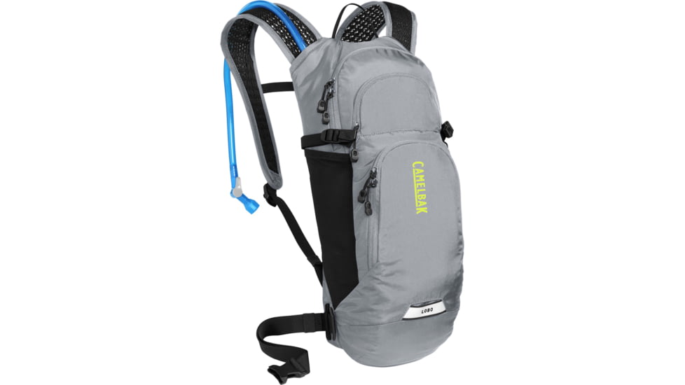 CamelBak Lobo 9 Hydration Pack, Gunmetal/Lime, One Size, 2656003000