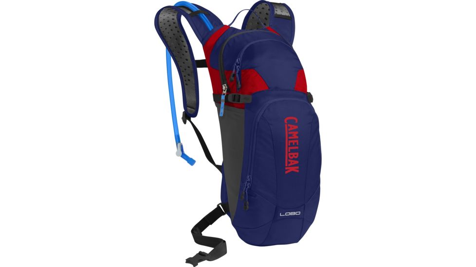CamelBak Lobo Backpack, Pitch Blue/Racing Red, One Size, 1118405000