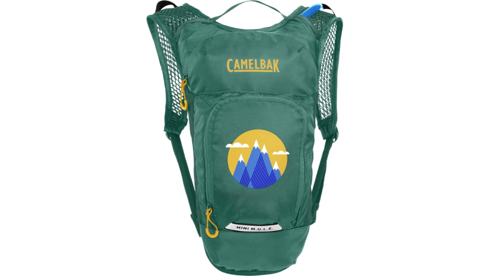 CamelBak Mini Mule Hydration Pack, Green/Mountains, One Size, 2814301000