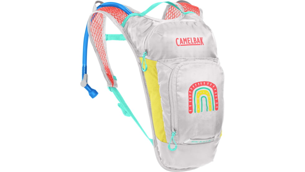 CamelBak Mini Mule Hydration Pack, Grey/Rainbow, One Size, 2814003000