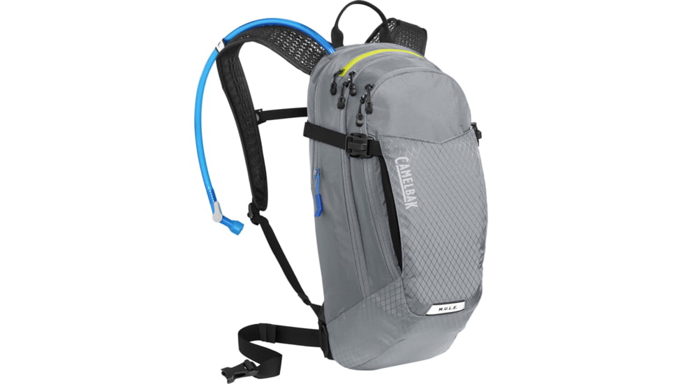 CamelBak Mule 12 Hydration Pack, Gunmetal/Lime, 2654004000
