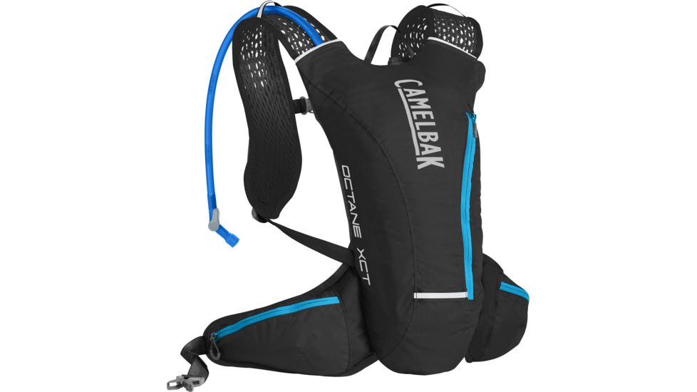 CamelBak Octane XCT Hydration Pack, Black/Atomic Blue, 70oz, 1140001000