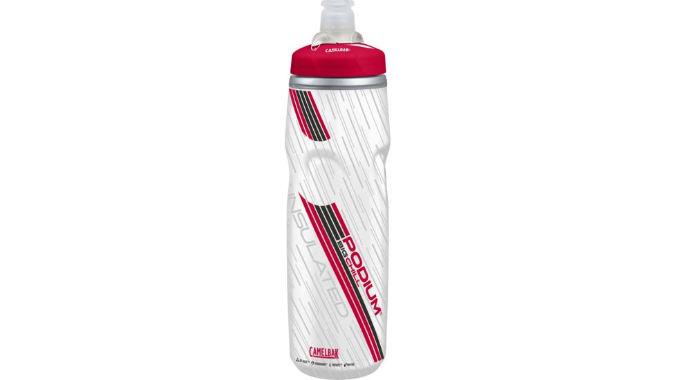 CamelBak Podium Big Chill Insultated Water Bottle, 25 oz, Red, 52435