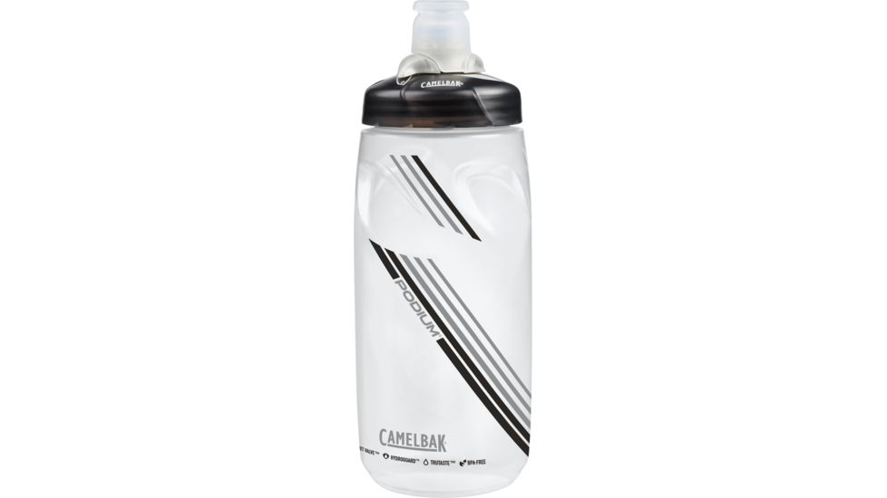 CamelBak Podium Chill Water Bottle , 21 oz-Clear/Carbon