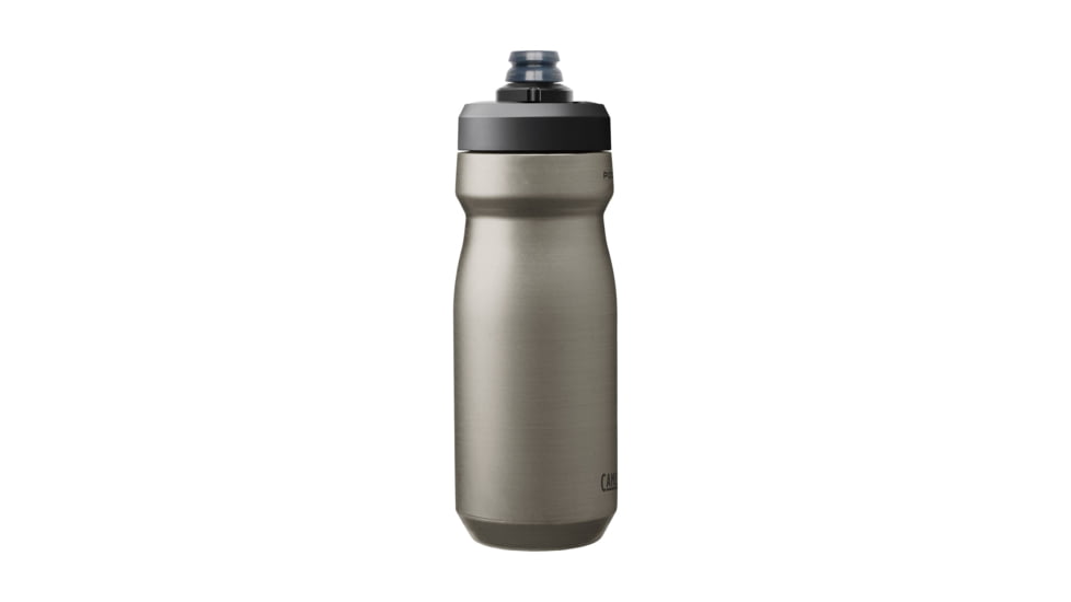 CamelBak Podium Insulated Titanium 18oz Bottle, Raw Titanium, 18oz /.5L, 2966101052