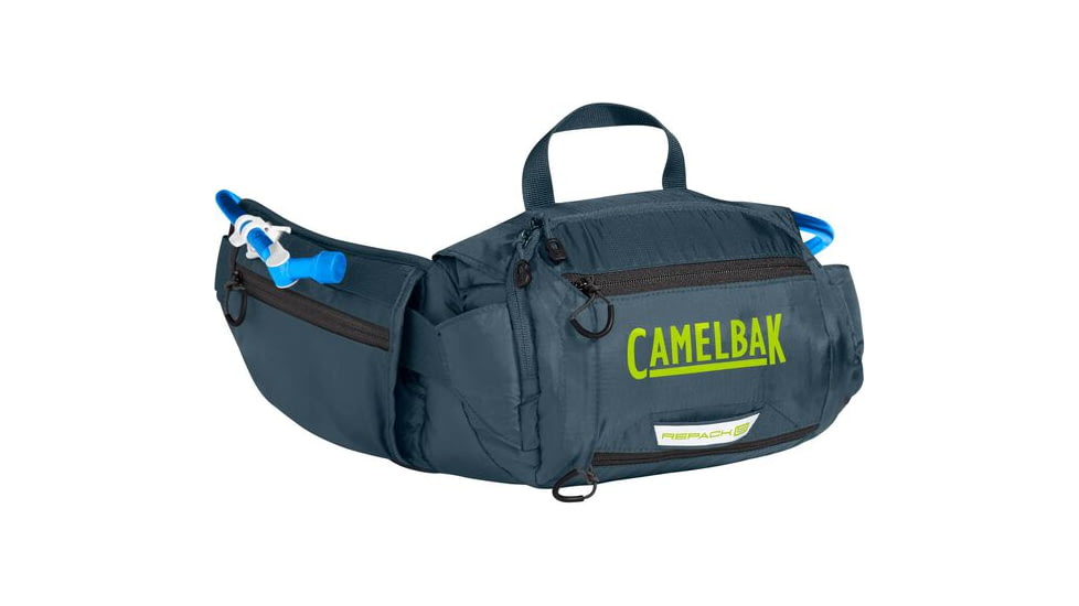 CamelBak Repack Lumbar 4 Belt Pack, Dark Slate/Lime Punch, 50oz, 1478002000