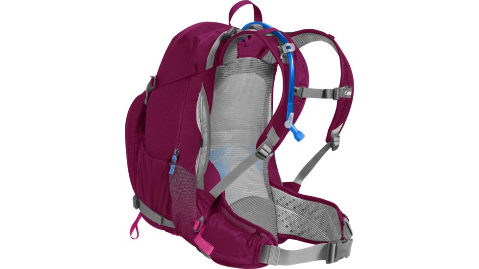 CamelBak Sundowner LR 22 Outdoor Women's Hydration Backpack, Beet Red/Pink, 22L, 1153602000