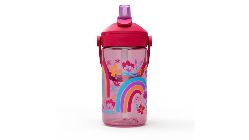 CamelBak Thrive Flip Straw Kids, Rainbow Floral, .4L / 14 oz, 2860601041