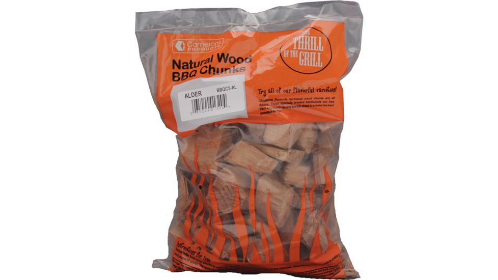 Camerons Products Outdoor BBQ Chunks 5 lb Bag, Alder 111918