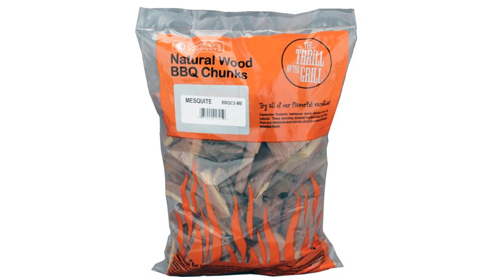 Camerons Products Outdoor BBQ Chunks 5 lb Bag, Mesquite 111923