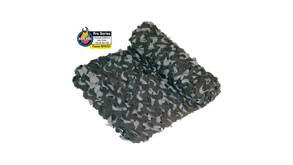 Camo Unlimited Camosystems Pro Series Fire Retardant, Black/dark Gray - LW03NC