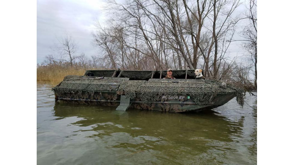 Camo Unlimited Mesh Top Cover 17-19 Boats, BBT20