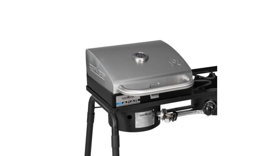 Camp Chef 14x16in Deluxe Stainless Steel BBQ Grill, 1 Burner, Box Accessory, Stainless, BB30LS