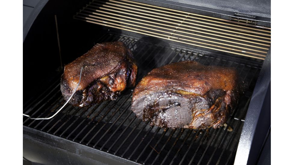 CAMP CHEF Browning Pellet Grill &amp; Smoker Ltd, Silver/Black, N/A PG24LTD