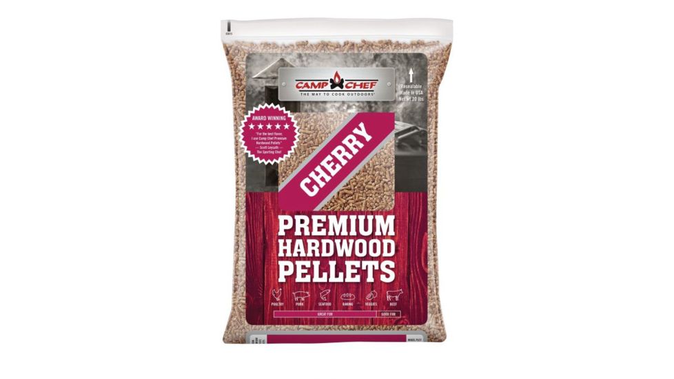 Camp Chef Cherry Premium - Hardwood Pellets, 20 LBS, PLCY