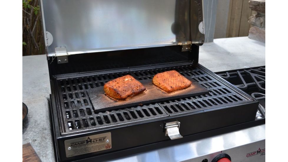 Camp Chef Deluxe Stainless Bbq Grill Box Accessory, Black BB90LS