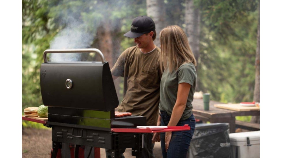 Camp Chef Deluxe Stainless BBQ Grill Box Accessory, Black, BB90LS