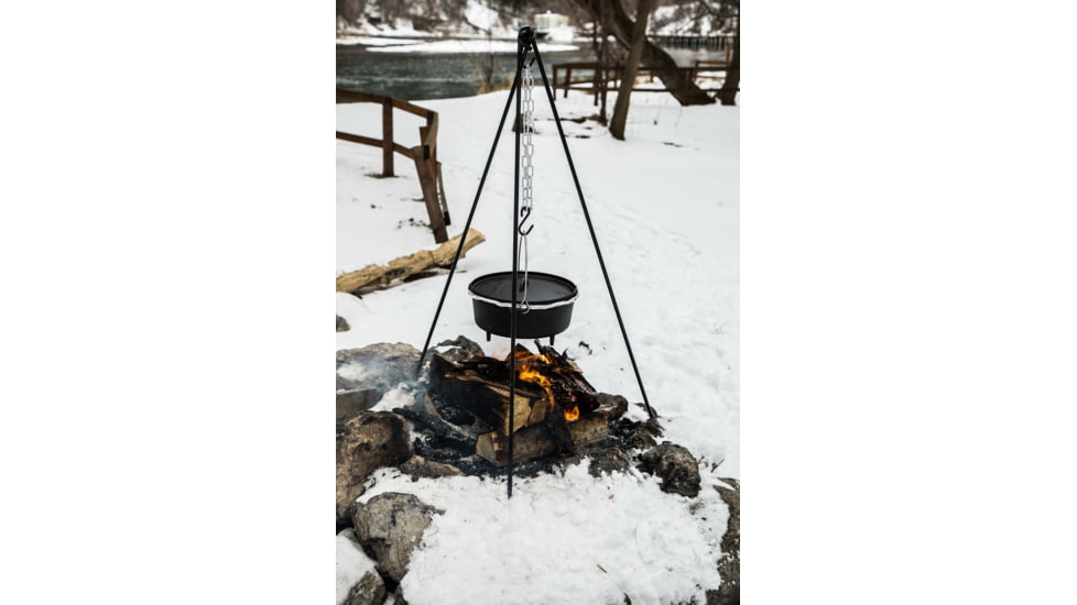 Camp Chef Dutch Oven Tripod, Black/Silver, TRIPOD50