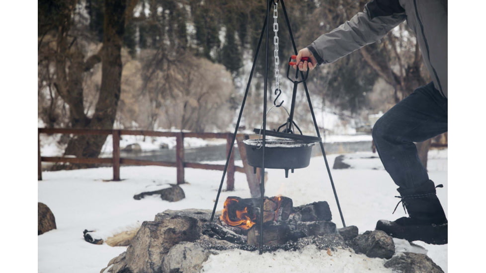 Camp Chef Dutch Oven Tripod, Black/Silver, TRIPOD50
