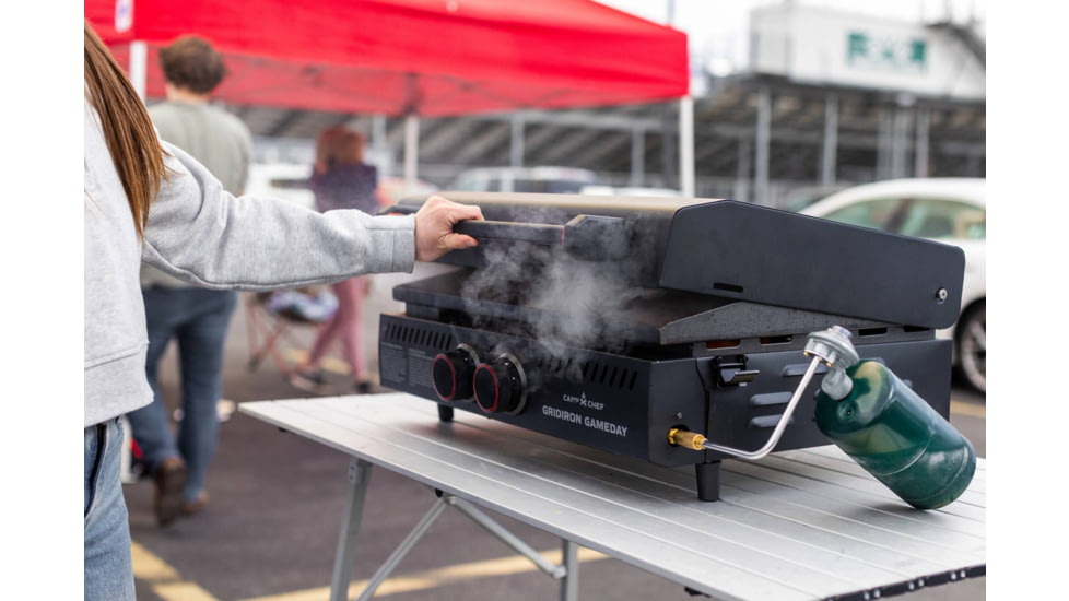 Camp Chef Gridiron Gameday Flat Top Grill, Black, FTT25CA42