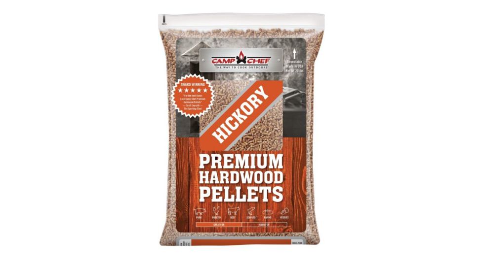 Camp Chef Hickory Premium - Hardwood Pellets, 20 LBS, PLHK