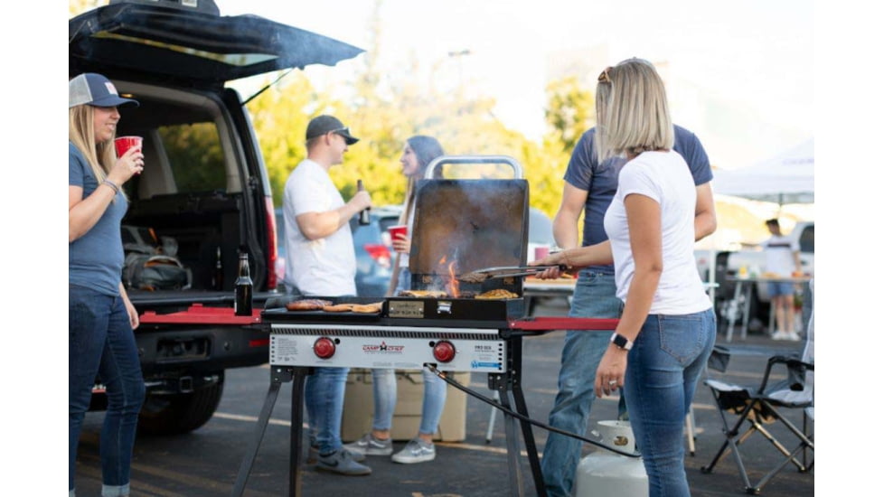 Camp Chef Pro 60X - 2 Burner Stove, Black and Red, PRO60X