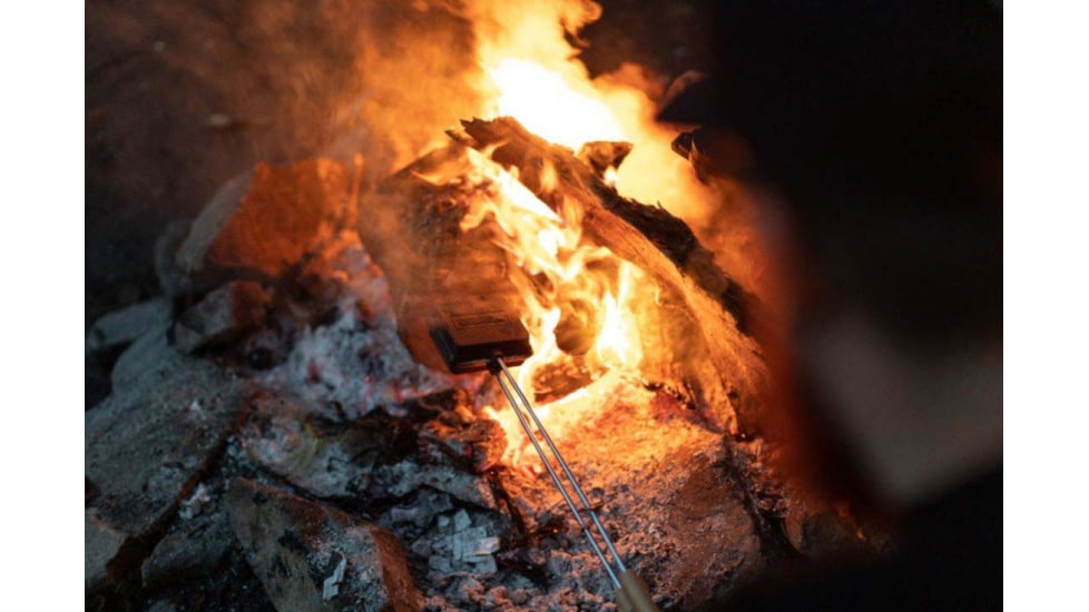 Camp Chef Single Square Cooking Iron, Black/Silver/Tan, SSPI