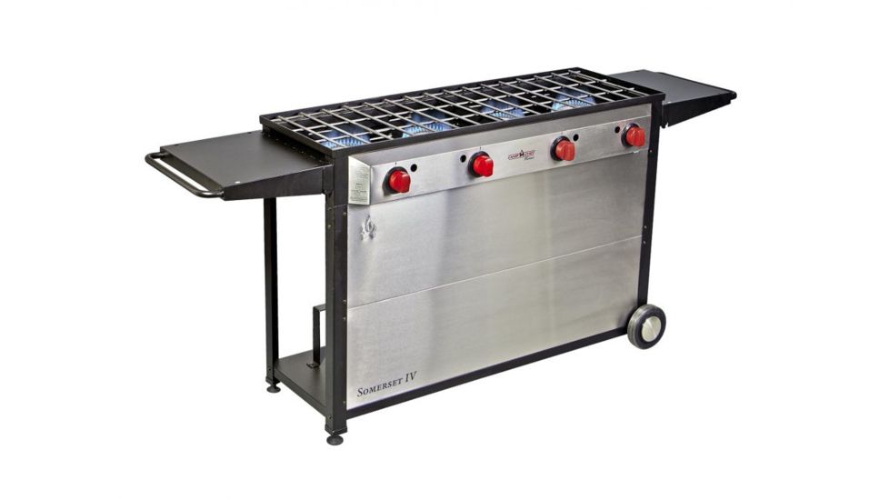 Camp Chef Somerset Iv Four-Burner Stove, Black CCH4