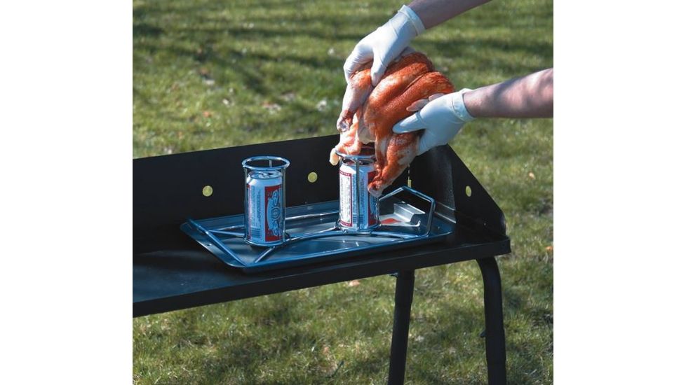 Camp Chef The Twins Beer Can Chicken Holder BCH2CC