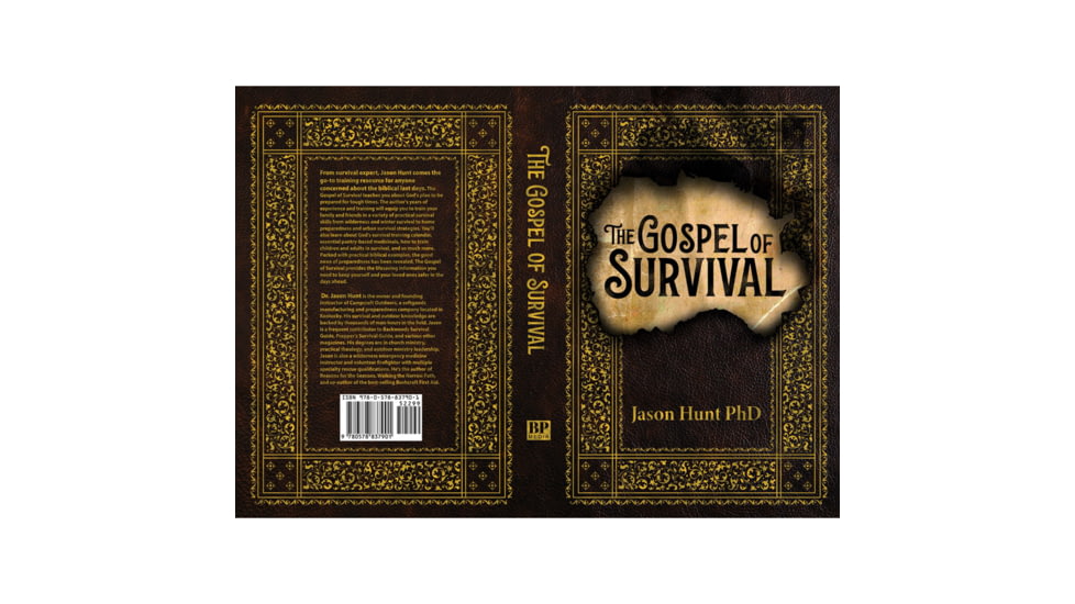 Campcraft Outdoors Gospel Of Survival Book, By Jason Hunt, 350 Page Paperback, 578837900