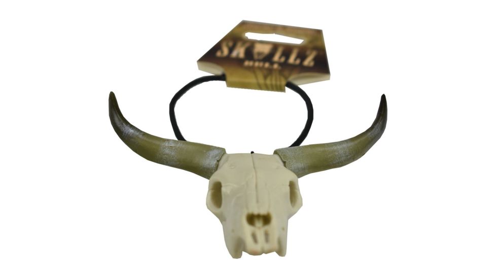 Can Cooker Skullz Mirror Hanger Bull, White 1201405