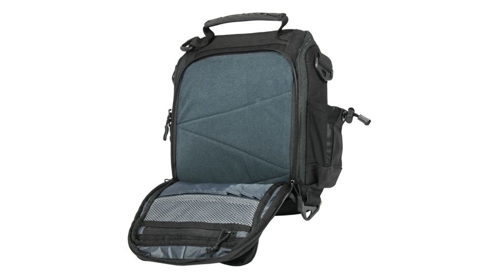 Cannae Loculus Satchel Bag, Black, Medium CPG-BP-SSP-M-B