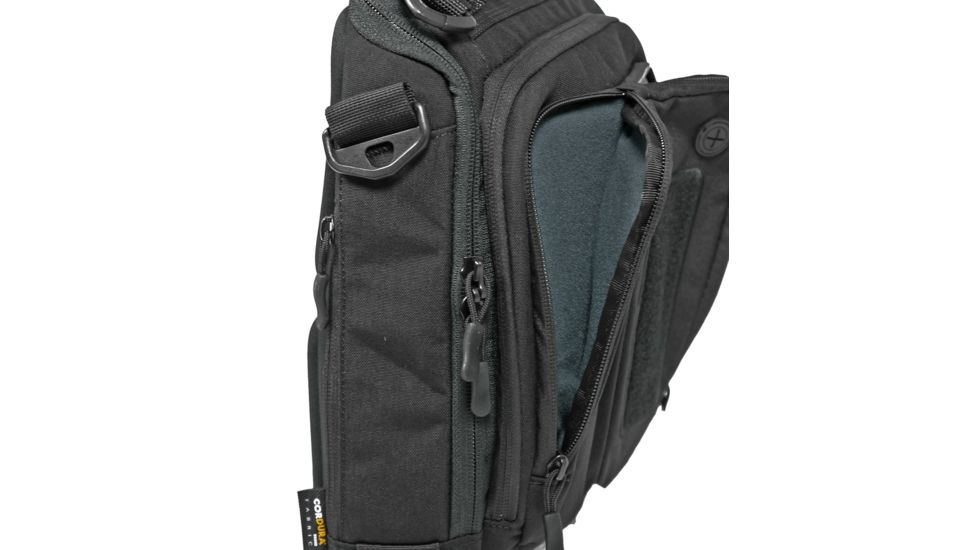 Cannae Loculus Satchel Bag, Black, Medium CPG-BP-SSP-M-B