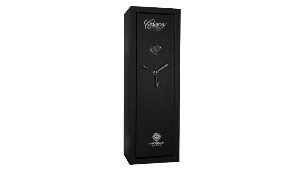 Cannon Safe American Eagle Series Deluxe Safe, HT Black, 12 Gun AE551816-60-H1TEC-16