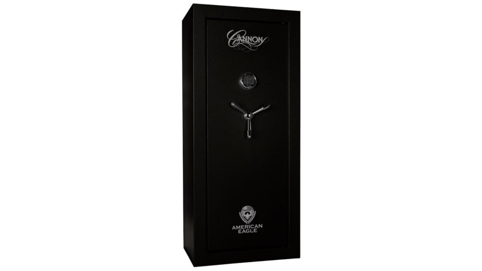 Cannon Safe American Eagle Series Deluxe Safe, HT Black, 24 Gun AE602618-60-H1TEC-16