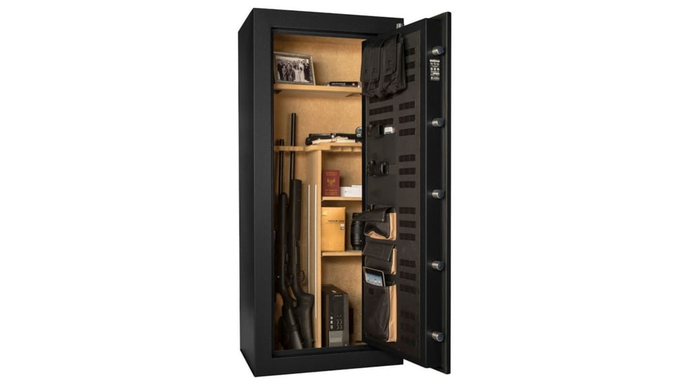 Cannon Safe American Eagle Series Deluxe Safe, HT Black, 24 Gun AE602618-60-H1TEC-16