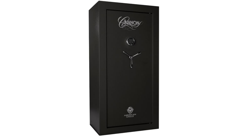 Cannon Safe American Eagle Series Deluxe Safe, HT Black, 28 Gun AE603020-60-H1FEC-16