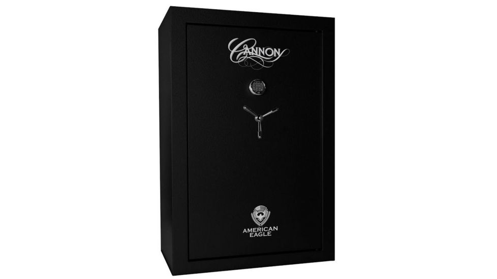 Cannon Safe American Eagle Series Deluxe Safe, HT Black, 48 Gun AE604024-60-H1FEC-16
