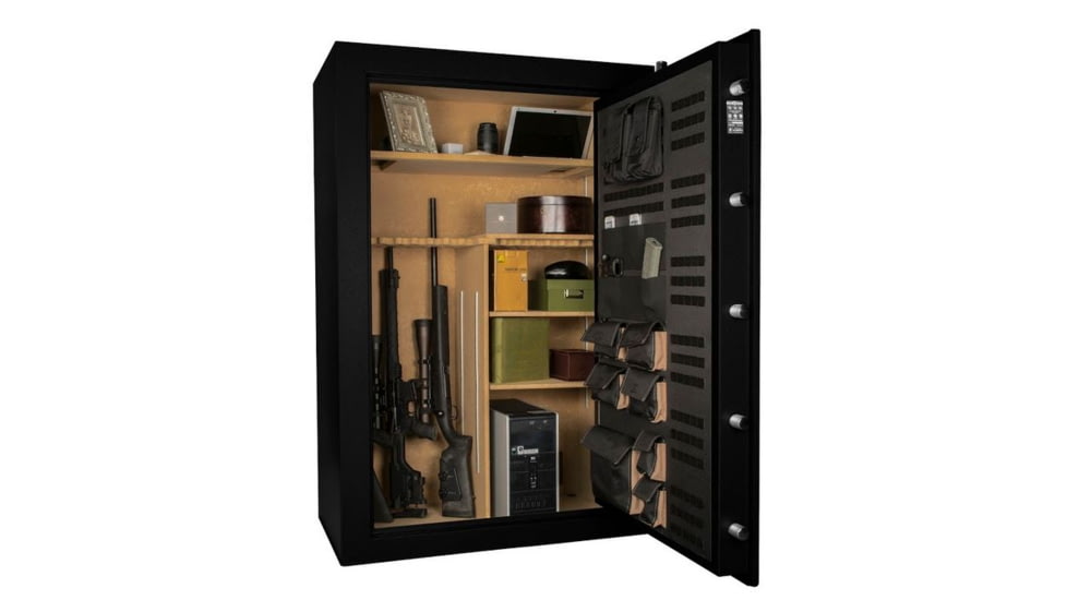 Cannon Safe American Eagle Series Deluxe Safe, HT Black, 48 Gun AE604024-60-H1FEC-16