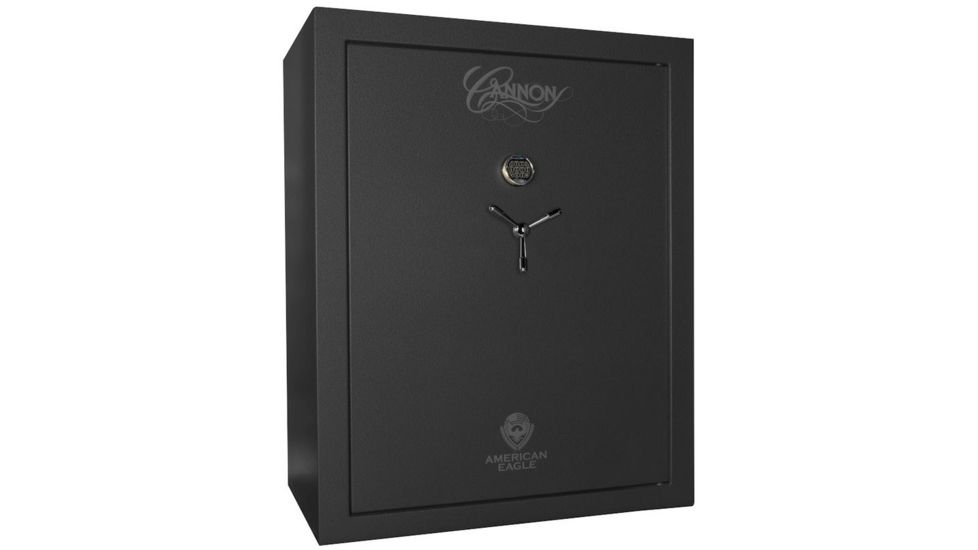 Cannon Safe American Eagle Series Deluxe Safe, HT Black, 72 Gun AE604830-60-H1FEC-16