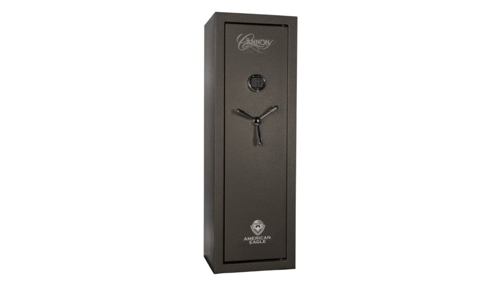 Cannon Safe American Eagle Series Deluxe Safe, HT Charcoal Gray, 12 Gun AE551816-60-H12TEC-16