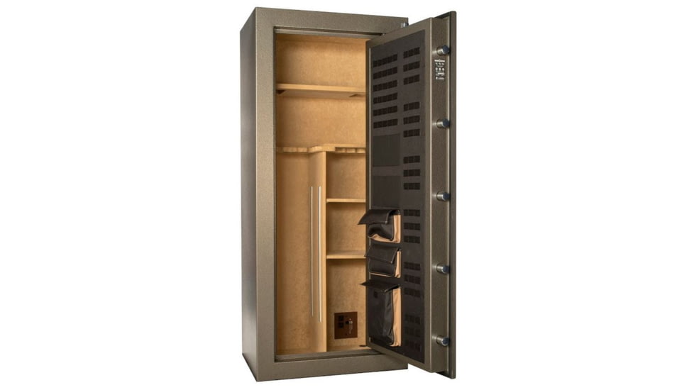 Cannon Safe American Eagle Series Deluxe Safe, HT Charcoal Gray, 24 Gun AE602618-60-H12TEC-16