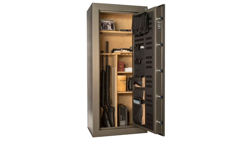 Cannon Safe American Eagle Series Deluxe Safe, HT Charcoal Gray, 24 Gun AE602618-60-H12TEC-16