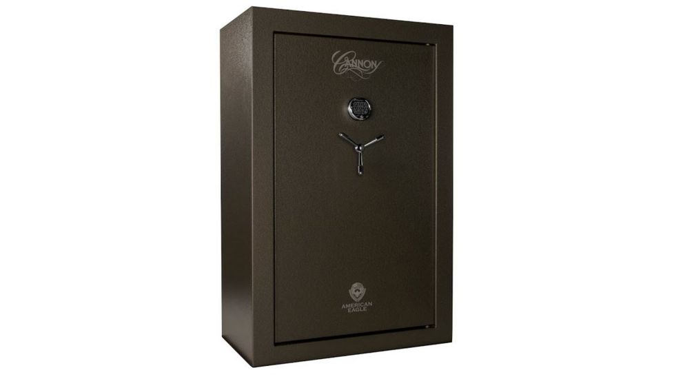 Cannon Safe American Eagle Series Deluxe Safe, HT Charcoal Gray, 42 Gun AE553620-60-H12TEC-16
