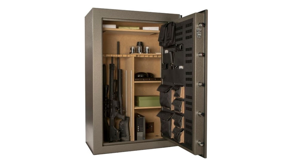 Cannon Safe American Eagle Series Deluxe Safe, HT Charcoal Gray, 42 Gun AE553620-60-H12TEC-16