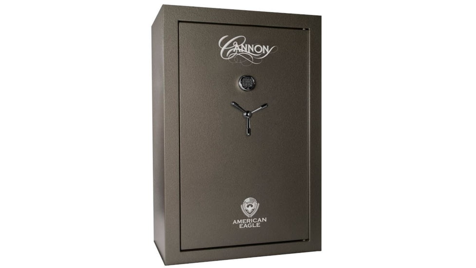Cannon Safe American Eagle Series Deluxe Safe, HT Charcoal Gray, 48 Gun AE604024-60-H12FEC-16