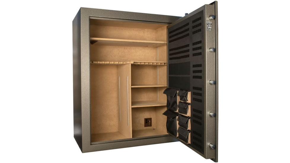 Cannon Safe American Eagle Series Deluxe Safe, HT Charcoal Gray, 72 Gun AE604830-60-H12FEC-16