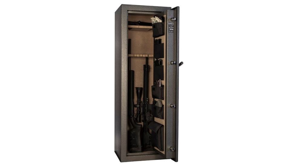 Cannon Safe Capitol Series Standard Safe, HT Charcoal Gray, 12 Gun CP551816-30-H12TEC-16