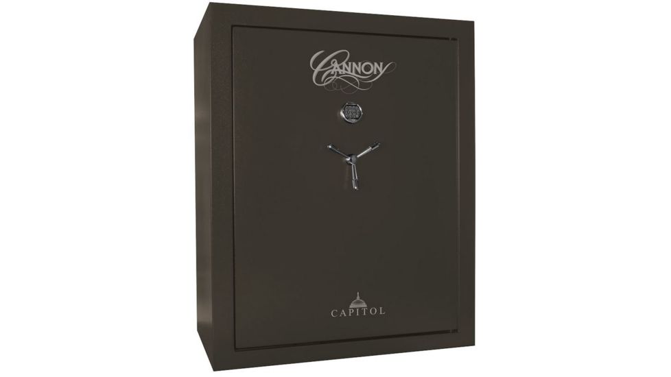Cannon Safe Capitol Series Standard Safe, HT Charcoal Gray, 80 Gun CP604830-30-H12TEC-16